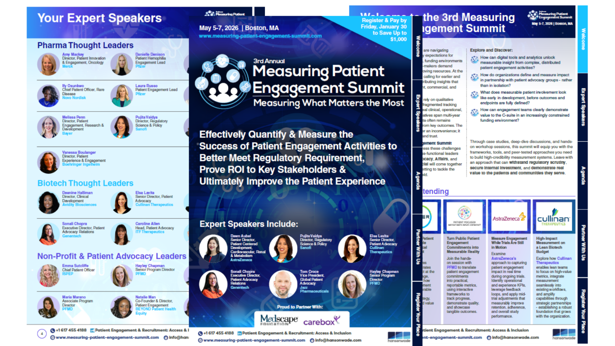 3rd Measuring Patient Engagement Summit