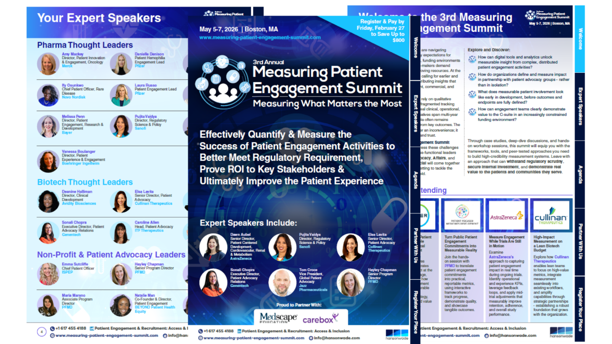 3rd Measuring Patient Engagement Summit